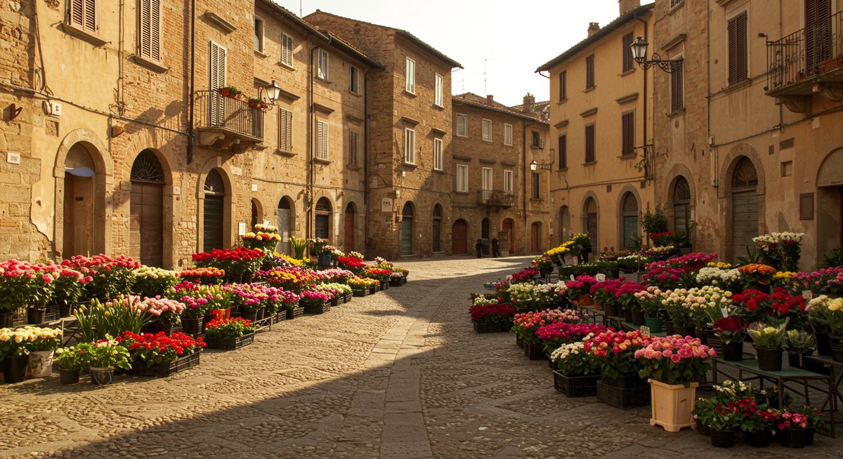 イタリアの花