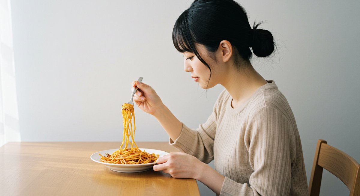 スパゲッティー 食べ 方
